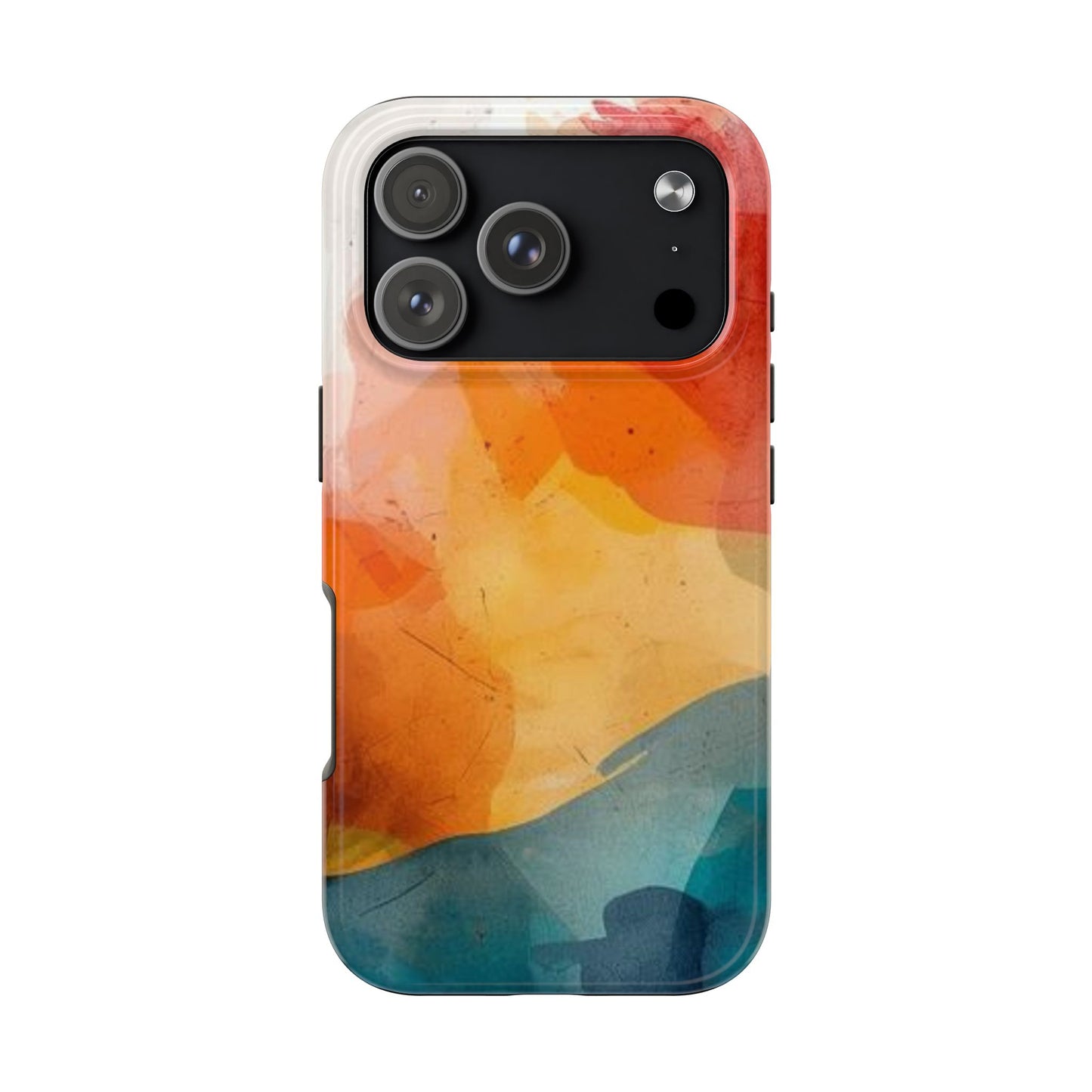 Tough Phone Case — Abstract Sunset Watercolor Design