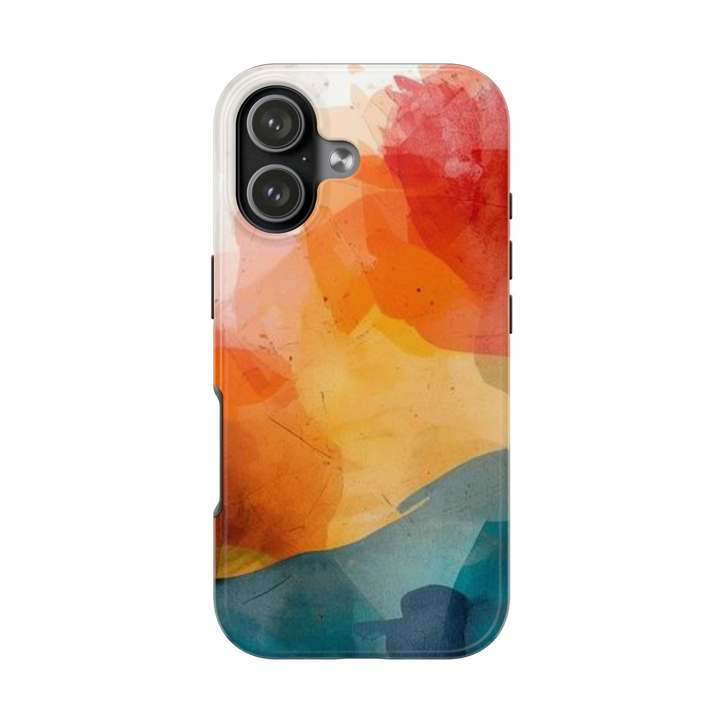 Tough Phone Case — Abstract Sunset Watercolor Design